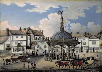 The Cornhill, Ipswich, c.1800